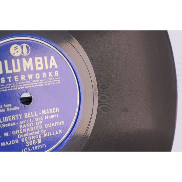 H.M. Grenadier Guards - Anchors Aweigh/Liberty Bell 1939 10" 78rpm Record 366-M - Picture 12 of 16